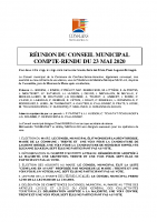 CR CM 23 mai 2020