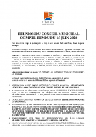 CR CM 15 juin 2020