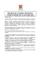 CR CM 25 janvier 2021