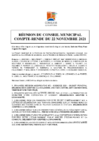 CR CM 22 novembre 2021