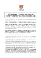 CR CM 13 décembre 2021