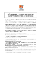 CR CM 21 mars 2022